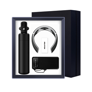 Set de Regalo Corporativo de Lujo para Clientes: Termo 3 en 1, Masajeador de Cuello, Banco de Energía con Soporte para Teléfono - Product Image 3