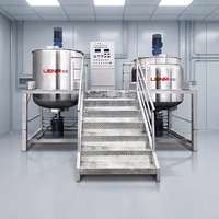 Machine de production de détergent liquide pour grandes usines, machine de fabrication de réservoirs de mélange de shampoing, équipement de mélange de liquides 1000L 5000L 15000L