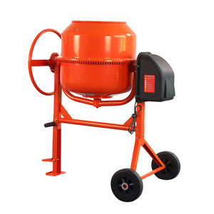 Harga Pabrik Mesin Pengaduk Semen 140L 110V Gerobak Dorong Manual Kecil Mesin Pengaduk Beton 12 Yard - Product Image 5