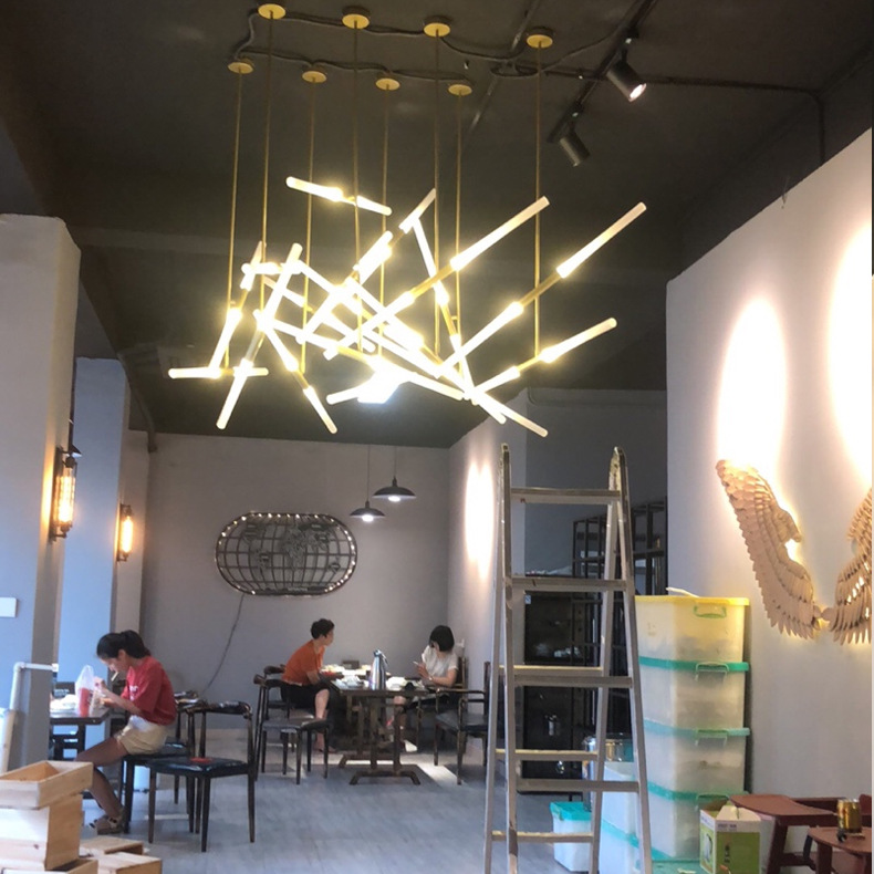 led cylinder hanging light