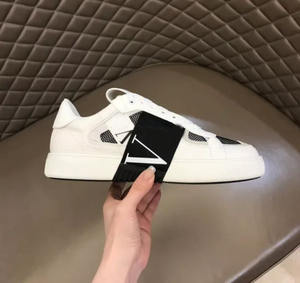 <span class=keywords><strong>Sneakers</strong></span> di Lusso Retrò 2025 di Tendenza per Uomo e Donna, in Vera Pelle e Mesh, con Suola Interna in EVA per Aumento di Altezza, Allacciatura - Product Image 3