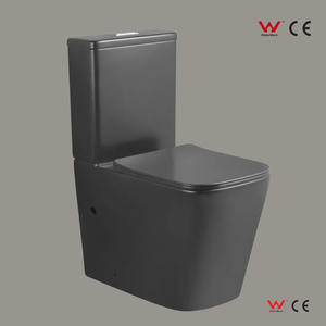 2025 Factory Wall-Mounted <strong>Black</strong> Toilet Set Modern Ceramic Dual-Flush Commode Bowls Siphonic Home Washroom <strong>Bathroom</strong> - Product Image 2