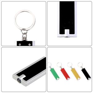 Multifunctional Promotional Mini Torch Led Customizable Plastic Keyrings <b>Light</b> with High Quality - Product Image 4
