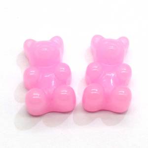 Figurines d'animaux en résine, lot <span class=keywords><strong>de</strong></span> 10, 100 pièces, gommes, cabochons, Figurines d'animaux, plates, accessoire bijoux - Product Image 4