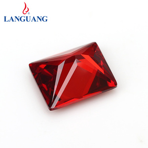 兰光厂家直销红色方形锆石水钻衣服配件饰品配件 - Product Image 4