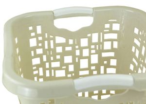 Panier de rangement léger en plastique PP pour vêtements, capacité 70 litres, avec poignées, idéal pour la salle de bain et le rangement alimentaire - Product Image 5