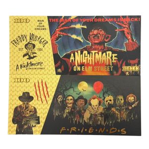 16 Jenis Uang Kertas Film Horor Amerika Uang Kertas Horor AS Berlapis Emas 24K untuk Penggemar - Product Image 6