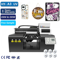 Impresora UV de Inyección de Tinta 3040 A3 de Uso Amplio para Llaveros de Cobre, Madera Maciza y TPU, y Fabricación de Regalos Promocionales