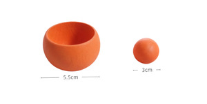 Montessori Solid Wood Color Matching Colorful Ball Bowl Sorting Trainer Rainbow Wooden Color Set Children's Room <b>Decoration</b> - Product Image 6