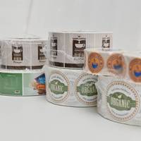 Étiquettes Adhésives Personnalisées OEM pour Aliments, Écologiques, Durables, Résistantes aux Hautes Températures, Imperméables, Luxueuses et Sensibles à la Chaleur