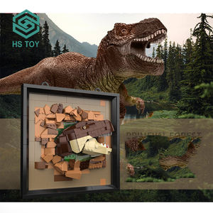 HS Original aventure Jurassic Park <span class=keywords><strong>Indominus</strong></span> <span class=keywords><strong>Rex</strong></span> dinosaure monde bloc de construction ensemble éducatif en plastique modèle <span class=keywords><strong>jouet</strong></span> - Product Image 3