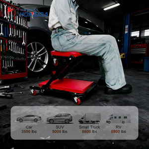 40 "רב-תכליתי מתקפל מכונית תיקון כסא z-סורק נייד 2-in-1 מתגלגל מתקפל מכונית מתקפל & מושב - Product Image 6