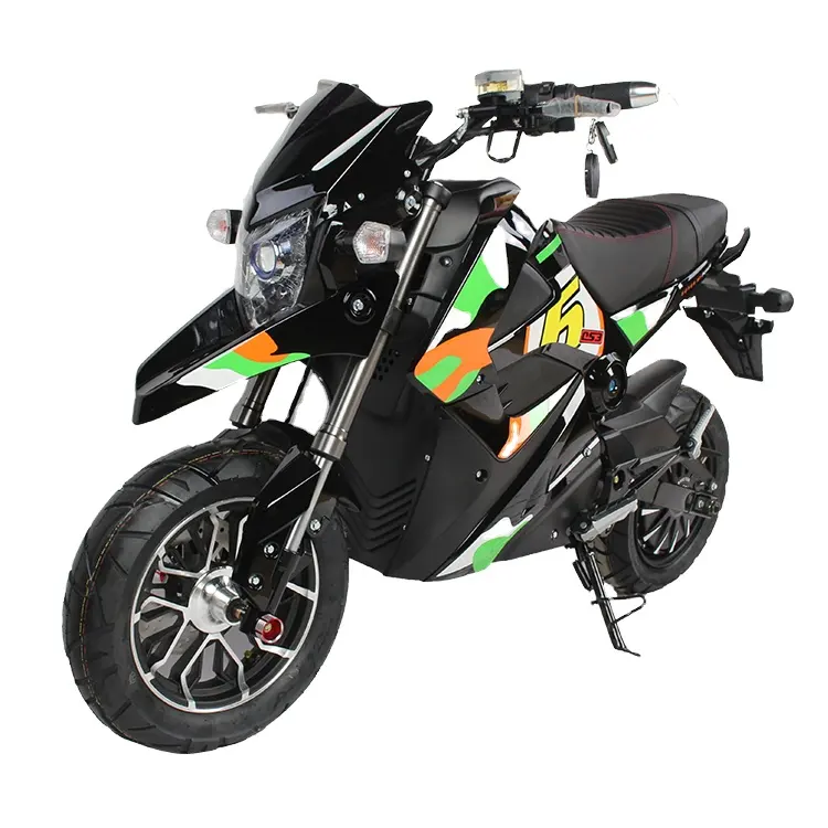 Moto électrique 2000w/ 3000w, pneus larges de grande taille pour adulte, course