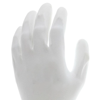 Gants de travail tactiles en PU avec logo personnalisé, légers, antidérapants, pour la manutention des matériaux, la construction et l'assemblage