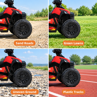Quad électrique pour enfants avec remorque pour animaux de compagnie, voiture jouet à batterie 6V, tout-terrain pour petits animaux