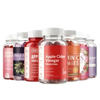 Gummies au vinaigre de cidre de pomme (ACV) et extrait de thé vert matcha pour un ventre plat et mince, favorisant la santé et la gestion du poids pour la graisse abdominale
