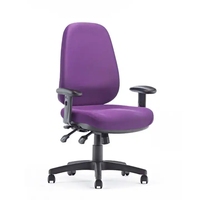 Chaise de travail d'ordinateur de groupe d'hôtel chaise de travail ergonomique pivotante confortable de bureau de pièce de jeu de jeu moderne bon marché réglable en tissu