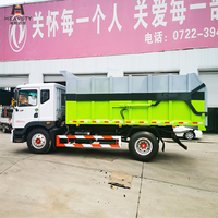Camion de ramassage de déchets compressés scellés HEAVSTY 3950/4500, empattement 19 m³, boîte de vitesses manuelle, moteur diesel Euro 6 Dongfeng D9 4x2