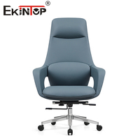 Ekintop Fournisseur chinois Chaises de bureau en cuir au design moderne Chaises de bureau à hauteur réglable pour chaise ergonomique de bureau