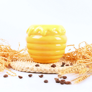 Funny Shaped 3D Coffee <strong>Mug</strong> Ceramic Big Bee <strong>Yellow</strong> <strong>Mug</strong> in Animal Bee Design for Kids - Product Image 2