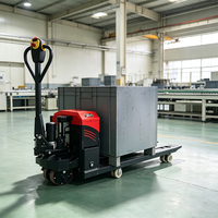 Chariot à palettes électrique, transpalette hydraulique alimenté par batterie pour le chargement, le déchargement et le transport de marchandises en entrepôt