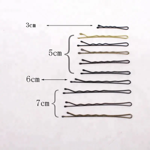 หมุดปักผมสีดำสำหรับงานแต่งงานของผู้หญิงหมุดผมบ็อบบี้สำหรับใส่โลโก้ผมสีน้ำตาลสีบลอนด์ขนาดตามสั่ง - Product Image 1