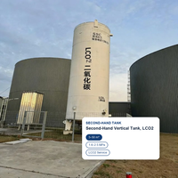 Réservoir d'azote liquide remis à neuf, réservoir de stockage cryogénique, cuve sous pression, mise en service clé en main, pièces de rechange