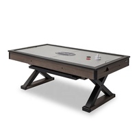 Mesa de Hockey sobre Hielo Personalizada con Puntuación Estándar para Dos Jugadores, Fabricada en MDF, con Herrajes, para Adultos y Niños, Juego de Mesa de Escritorio, con Carga y Función de Levitación