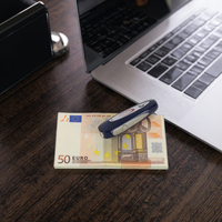 Détecteur de billets UV portable DC 128, 395 nm, LED, vérificateur de monnaie contrefaite pour caissier de magasin, banque, vérification de la monnaie