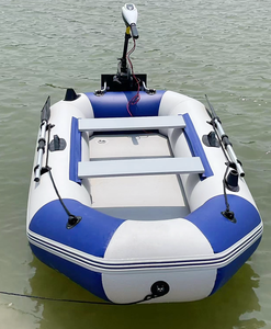 Bateau de pêche gonflable pliable en PVC HITU, vente en gros en Chine, origine Jiangsu, moins de 2 m de long, pour les lacs et les rivières - Product Image 2