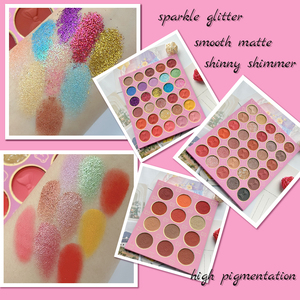 Palette Ombretti a Tre Strati Stile Libro con 72 Colori, Ombretti Opachi e Brillanti, Cosmetici Glitterati per <span class=keywords><strong>Donne</strong></span> - Product Image 5