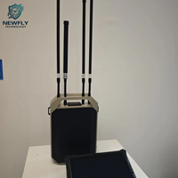 Détecteur de drones longue portée 12 km DR600-A – Dispositif d'identification de drones portatif avec positionnement du pilote pour la surveillance des prisons