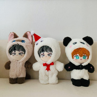 Vêtements et accessoires personnalisés en coton PP pour animaux en peluche, combinaisons, poupées Kpop et idoles d'anime, avec tailles et couleurs sur mesure