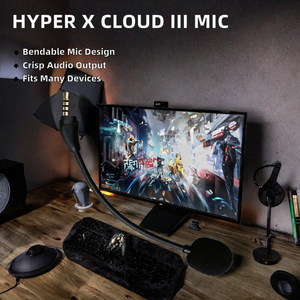 Iper X Cloud III Gaming cuffia cablato microfono a condensatore di ricambio <span class=keywords><strong>per</strong></span> la registrazione vocale <span class=keywords><strong>video</strong></span> vocali metallo durevole - Product Image 3