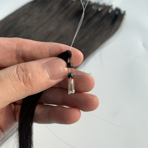 Phát minh mới nhất V Ánh sáng H6 lông tóc mở rộng 100% tóc con người 20 inch màu sắc tự nhiên vô hình if2 lông tip tóc - Product Image 1