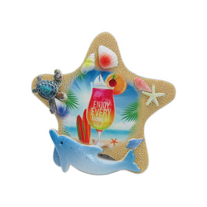 Aimants de réfrigérateur personnalisés en polyrésine, cadeau souvenir pour touristes - Product Image 1