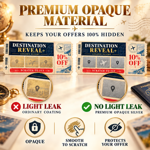 Boletos de Rascar Personalizados con Impresión Digital, Diseño Gratuito, Logotipo Personalizado, Tarjetas de Premio para Juegos de Sorteo - Product Image 2