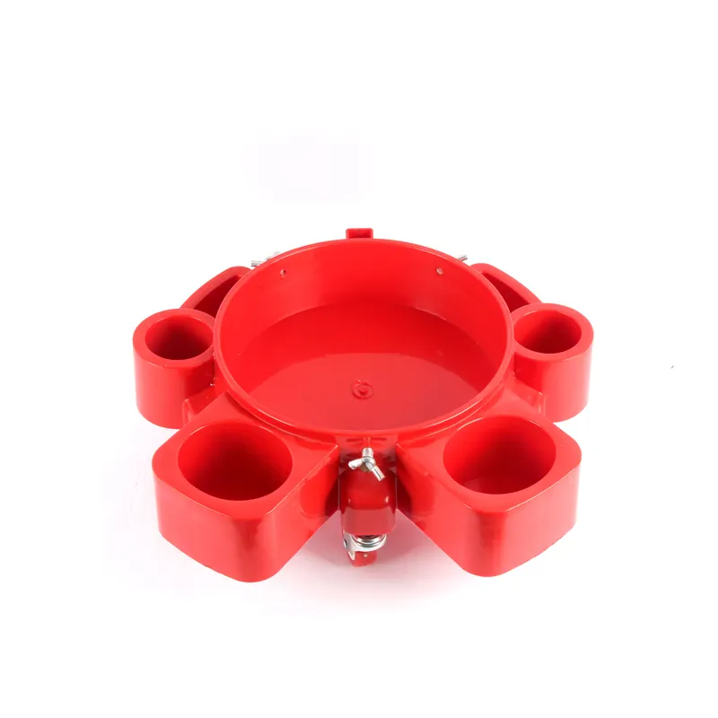 Günstige rote 10-20L zwei Eimer Wasser Auto wasch kübel Grad Universal Base Printed Car Wash Bucket Dolly