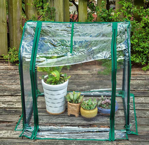 Porte à fermeture éclair enroulable 90*90*90cm pour <span class=keywords><strong>serre</strong></span>, couverture de plante en PVC, <span class=keywords><strong>mini</strong></span> <span class=keywords><strong>serre</strong></span> <span class=keywords><strong>mobile</strong></span> de jardin pour petites plantes - Product Image 5