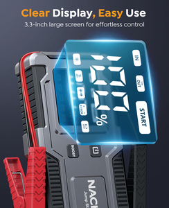 Лучший аварийный 4 в 1 Usb популярный японский 12 В ручной Кривошип компактный электрический автомобиль пусковое устройство 6000A бренд Power Bank автомобильный аккумулятор - Product Image 5