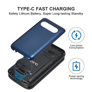 Téléphone portable à clapet 4G double SIM avec fonction SOS et prise en charge multilingue pour les personnes âgées - Product Image 5