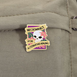 Halloween Schädel Emaille Pin Horror Ghost Brosche Punk Abzeichen Geschenk für Rucksack Kleidung Männer Schmuck Großhandel - Product Image 3