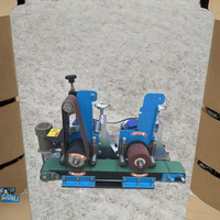 Machine de polissage de bureau 2030 pour métaux, finition acier inoxydable, équipement de finition de surface à bande et roue pour métaux et bois