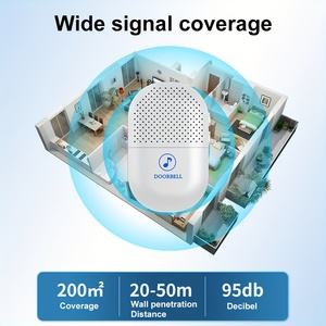 Sonnette sans fil intelligente 802 pour maison connectée, prise US/EU, 38 mélodies, installation facile, volume élevé, <span class=keywords><strong>sonnerie</strong></span> d'appel pour personnes âgées et patients - Product Image 5