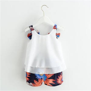 Vêtements pour enfants tendance, ensemble Bebek, short de sport et t-shirts avec logo personnalisé, provenant de la vente en gros de vêtements - Product Image 2