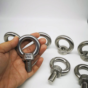 Écrous à œil de levage en acier inoxydable poli <span class=keywords><strong>M14</strong></span>, auto-taraudeurs - Product Image 4