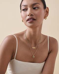 Colliers Mama : Collier fin pour maman, cadeaux personnalisés <span class=keywords><strong>en</strong></span> gros, collier plaqué <span class=keywords><strong>or</strong></span> anti-ternissement, minimaliste, haute qualité - Product Image 5
