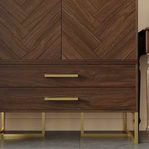 Vente en gros Mid Century Modern Placard Commode Armoire à vêtements avec tiroir - Product Image 6