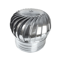 800 #   Ventilateur de plafond à turbine à pales en acier inoxydable non motorisé, monté sur le toit