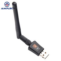 AC600 USB WiFi 5 Adapter Antena Ganda Jaringan 600Mbps Dual Band 2.4G 5G WiFi Adapter untuk PC, Plug and Play, Mendukung Win10/11